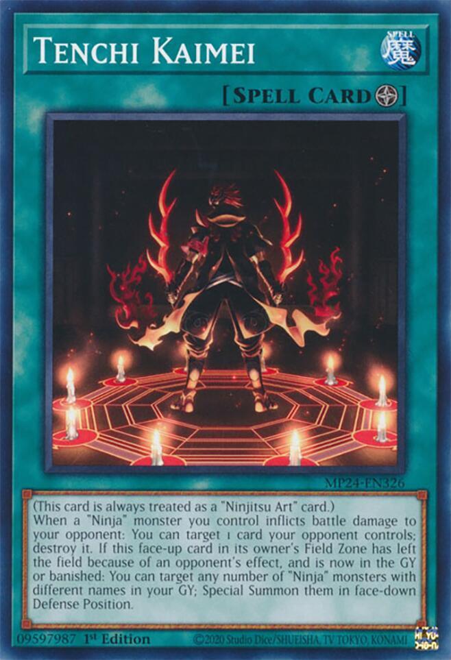 Tenchi Kaimei MP24-EN326 card from 25th Anniversary Tin: Dueling Mirrors
