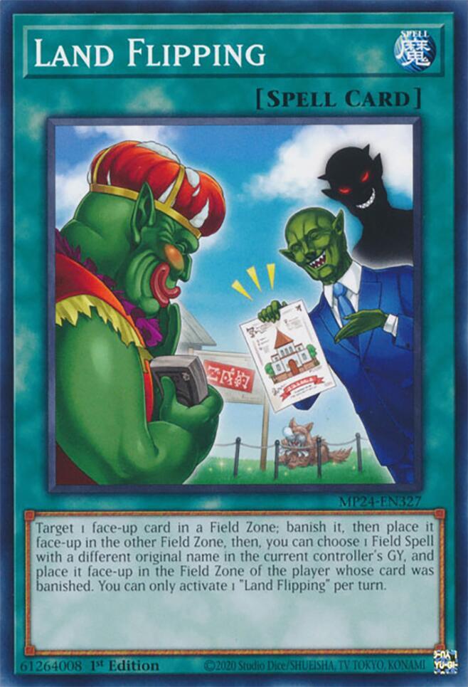 Land Flipping MP24-EN327 card from 25th Anniversary Tin: Dueling Mirrors