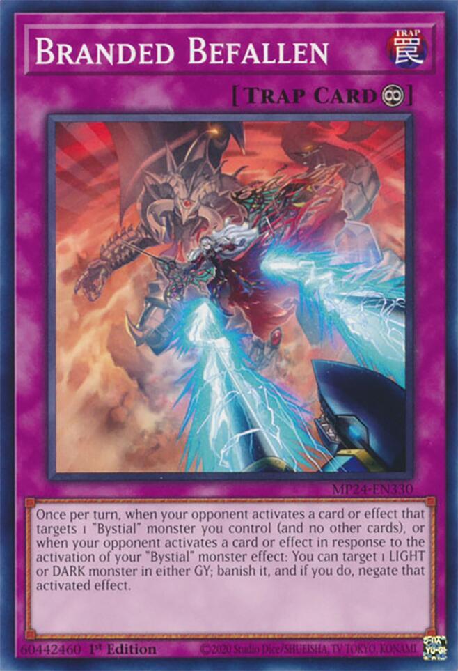 Branded Befallen MP24-EN330 card from 25th Anniversary Tin: Dueling Mirrors