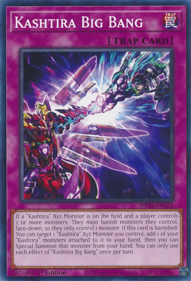 Kashtira Big Bang MP24-EN331 card from 25th Anniversary Tin: Dueling Mirrors