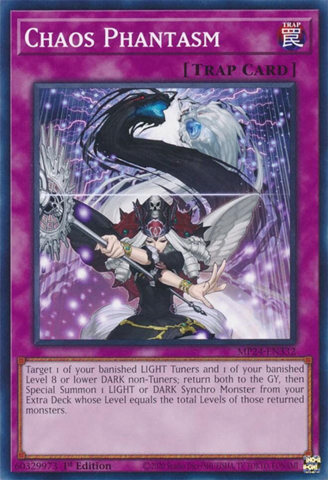 Chaos Phantasm MP24-EN332 card from 25th Anniversary Tin: Dueling Mirrors