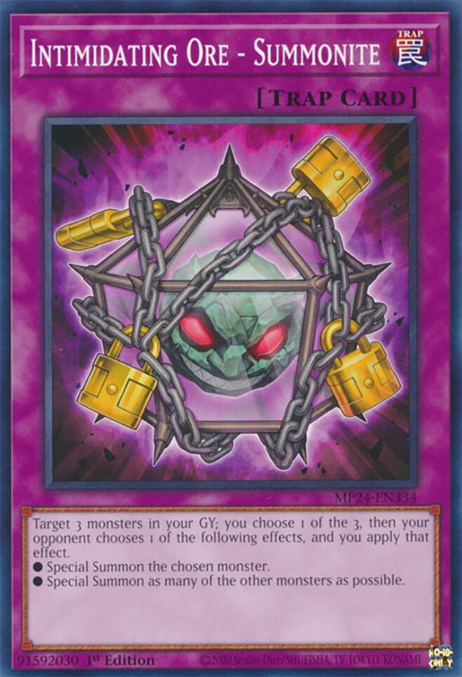 Intimidating Ore - Summonite MP24-EN334 card from 25th Anniversary Tin: Dueling Mirrors