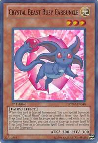 Crystal Beast Ruby Carbuncle RYMP-EN040 card from Ra Yellow Mega Pack