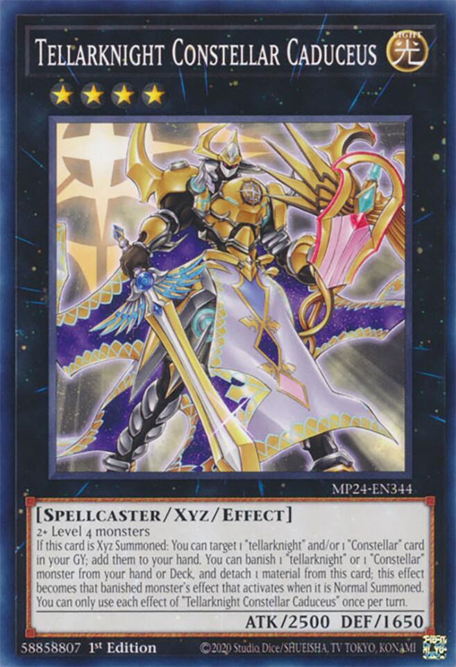 Tellarknight Constellar Caduceus MP24-EN344 card from 25th Anniversary Tin: Dueling Mirrors