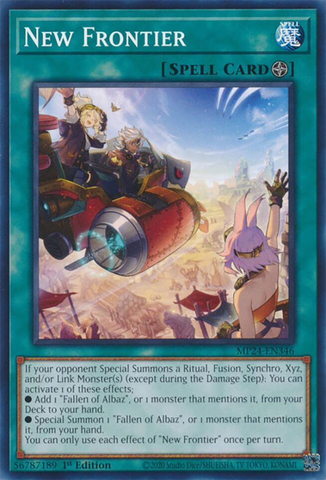 New Frontier MP24-EN346 card from 25th Anniversary Tin: Dueling Mirrors