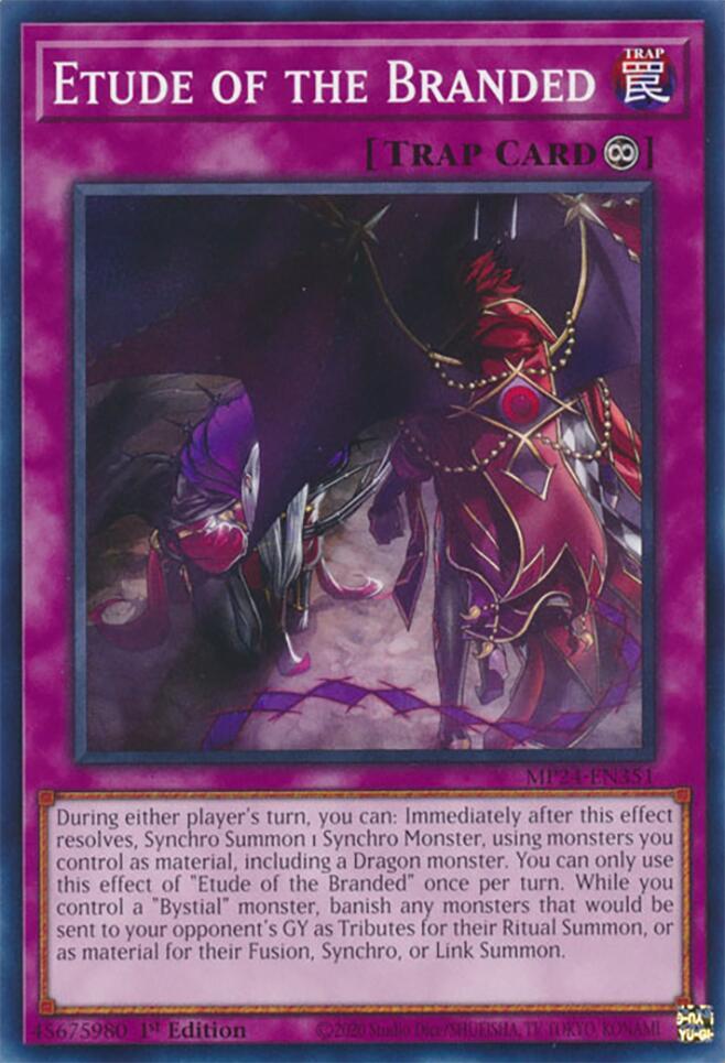 Etude of the Branded MP24-EN351 card from 25th Anniversary Tin: Dueling Mirrors