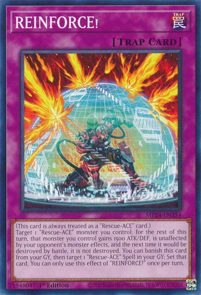 REINFORCE! MP24-EN354 card from 25th Anniversary Tin: Dueling Mirrors