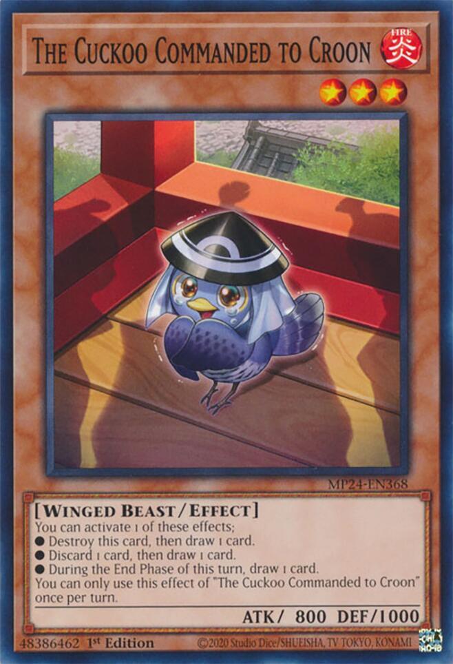 The Cuckoo Commanded to Croon MP24-EN368 card from 25th Anniversary Tin: Dueling Mirrors