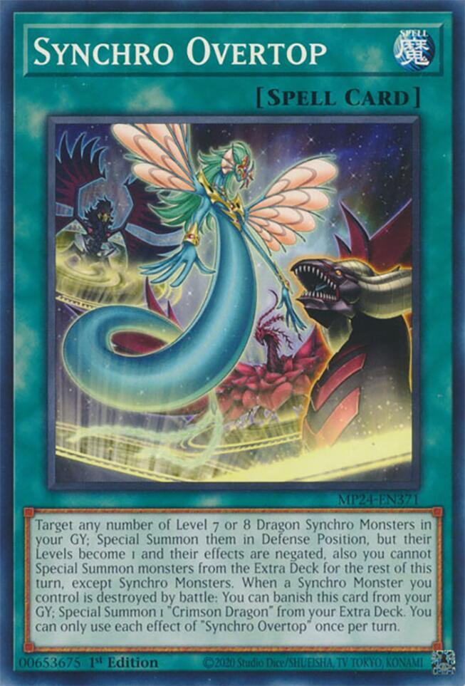 Synchro Overtop MP24-EN371 card from 25th Anniversary Tin: Dueling Mirrors