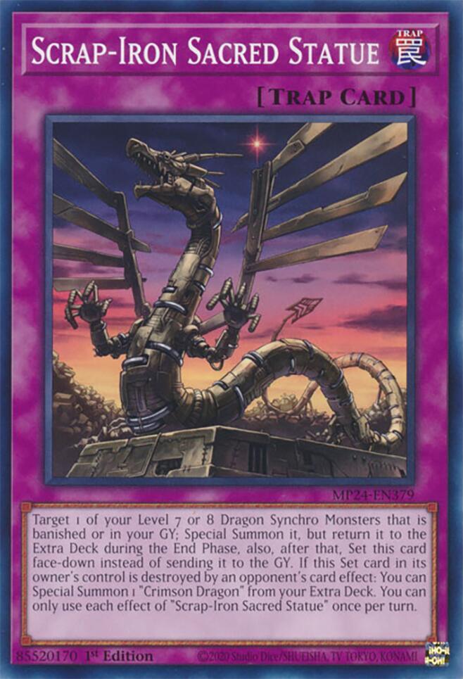 Scrap-Iron Sacred Statue MP24-EN379 card from 25th Anniversary Tin: Dueling Mirrors