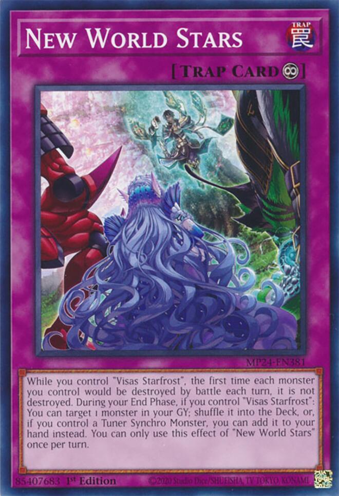New World Stars MP24-EN381 card from 25th Anniversary Tin: Dueling Mirrors