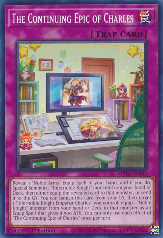The Continuing Epic of Charles MP24-EN382 card from 25th Anniversary Tin: Dueling Mirrors