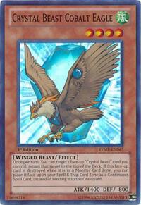 Crystal Beast Cobalt Eagle RYMP-EN045 card from Ra Yellow Mega Pack
