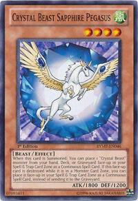 Crystal Beast Sapphire Pegasus RYMP-EN046 card from Ra Yellow Mega Pack