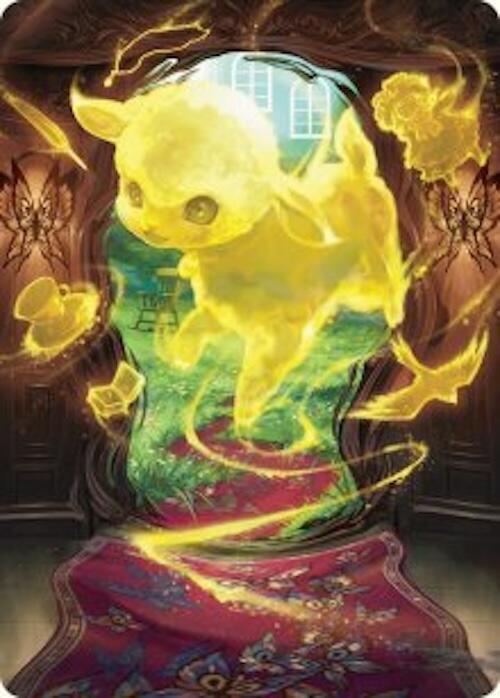 Enduring Innocence Art Card 46 card from Art Series: Duskmourn: House of Horror