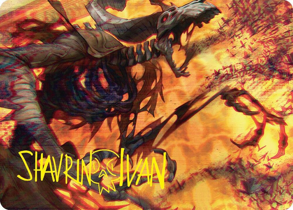 Unwanted Remake Art Card (Gold-Stamped Signature) 31 card from Art Series: Duskmourn: House of Horror