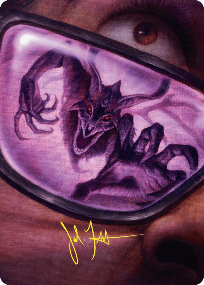 Doomsday Excruciator Art Card (Gold-Stamped Signature) 38 card from Art Series: Duskmourn: House of Horror