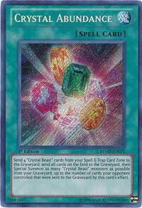 Crystal Abundance RYMP-EN051 card from Ra Yellow Mega Pack