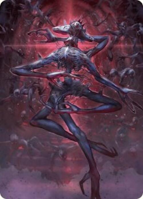 Overlord of the Balemurk Art Card 47 card from Art Series: Duskmourn: House of Horror