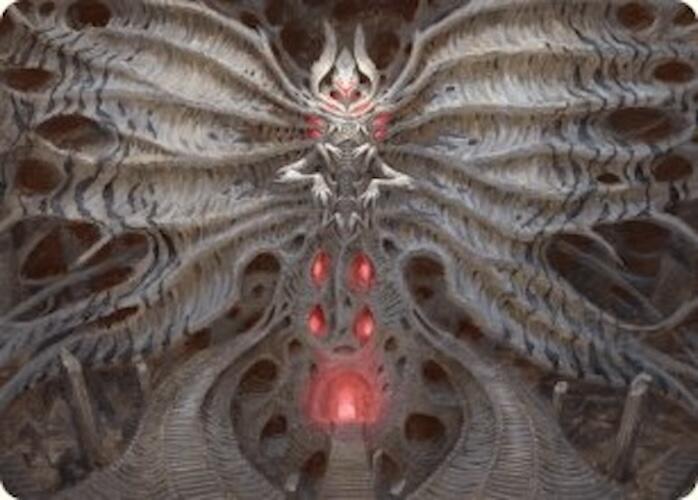 Valgavoth, Terror Eater Art Card 10 card from Art Series: Duskmourn: House of Horror