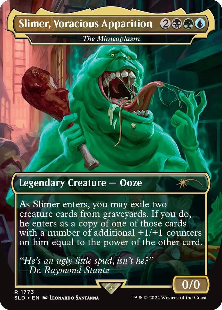 Slimer, Voracious Apparition - The Mimeoplasm 1773 card from Secret Lair Drop Series