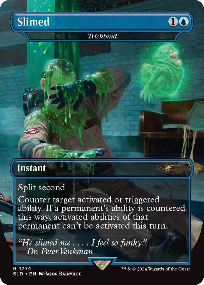 Slimed - Trickbind 1774 card from Secret Lair Drop Series