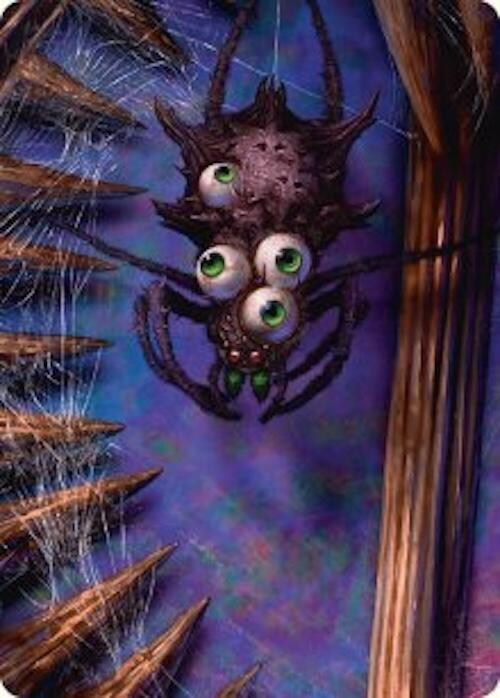 Spider Art Card 54 card from Art Series: Duskmourn: House of Horror