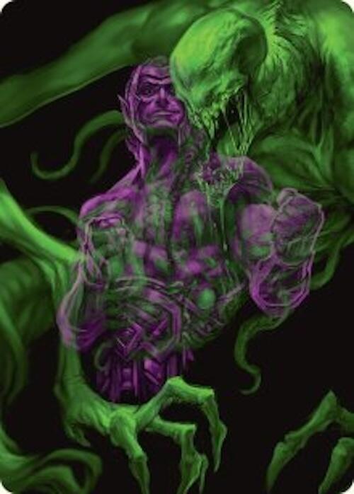 Tyvar, the Pummeler Art Card 41 card from Art Series: Duskmourn: House of Horror