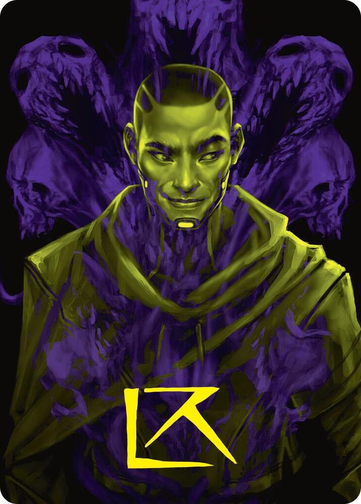 Kaito, Bane of Nightmares Art Card (Gold-Stamped Signature) 42 card from Art Series: Duskmourn: House of Horror