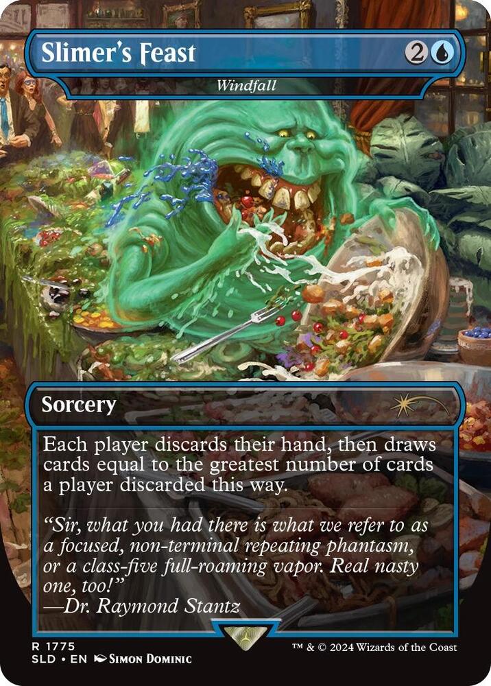 Slimer's Feast - Windfall 1775 card from Secret Lair Drop Series