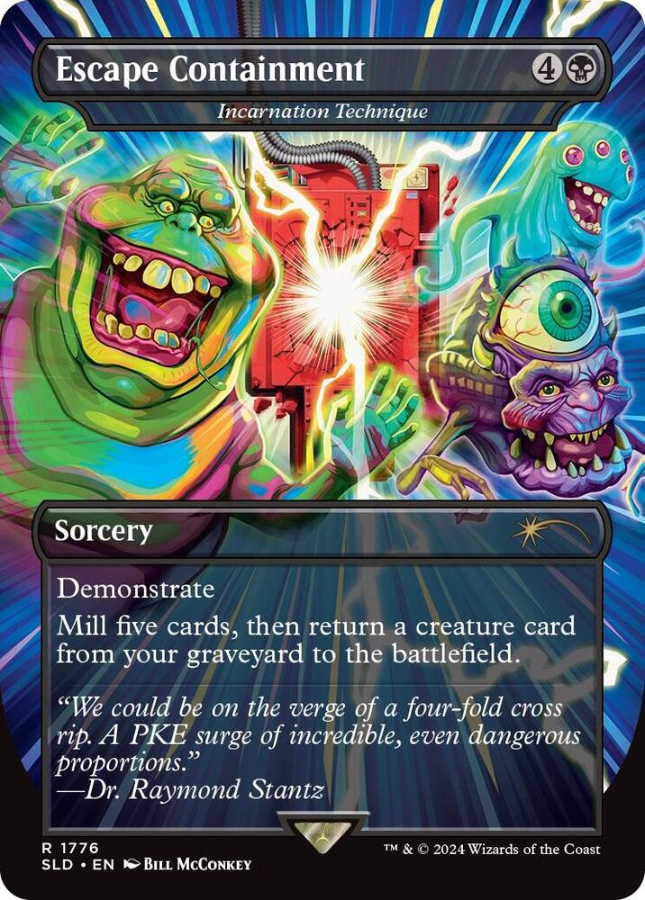 Escape Containment - Incarnation Technique 1776 card from Secret Lair Drop Series