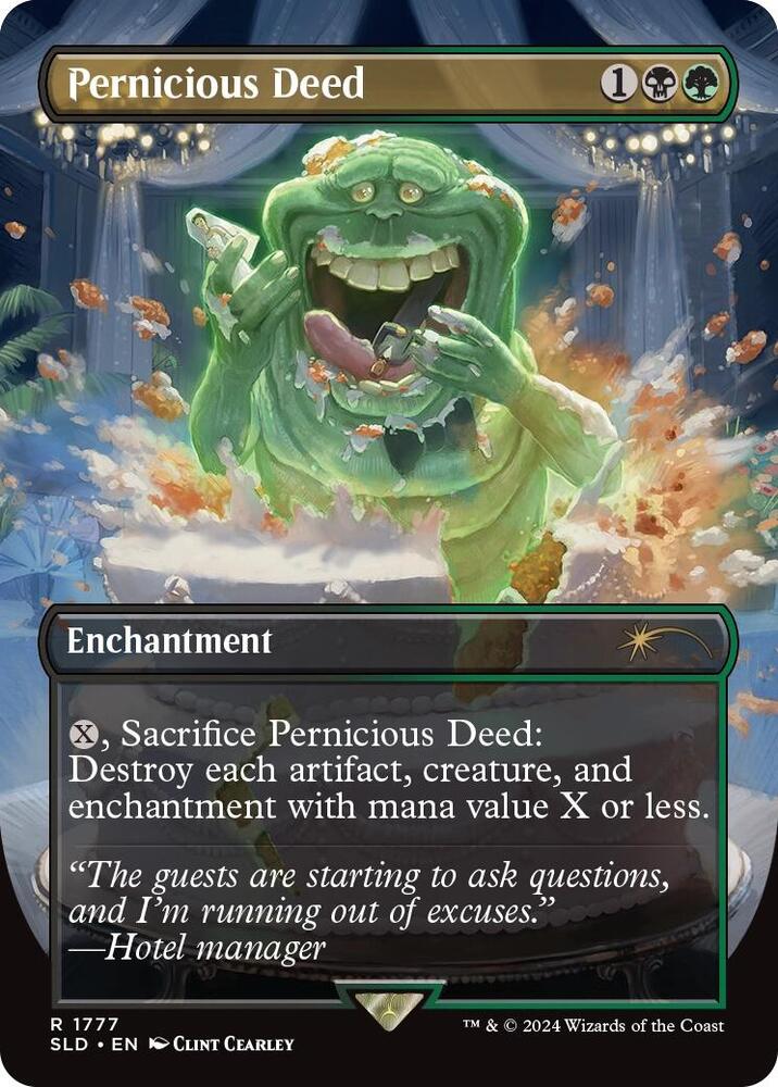 Pernicious Deed 1777 card from Secret Lair Drop Series