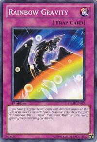 Rainbow Gravity RYMP-EN057 card from Ra Yellow Mega Pack