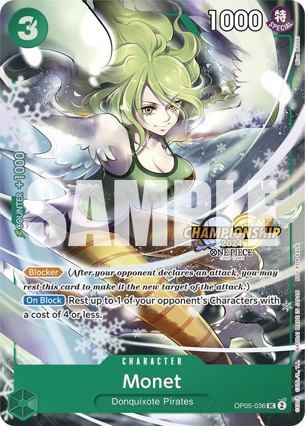 Monet (CS 2024 Event Pack) OP05-036 card from One Piece Promotion Cards