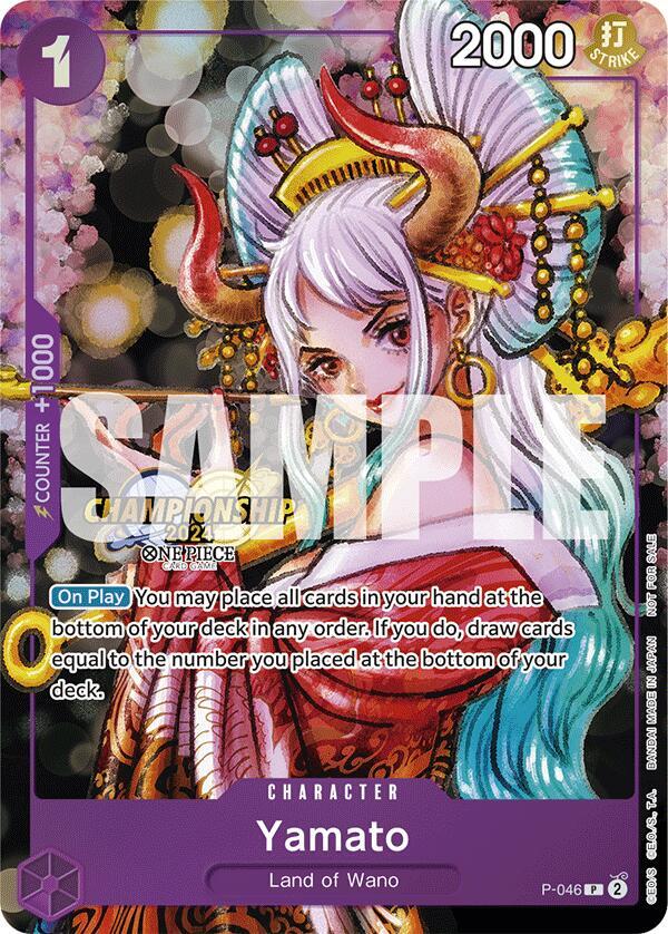 Yamato (CS 2024 Event Pack) P-046 card from One Piece Promotion Cards