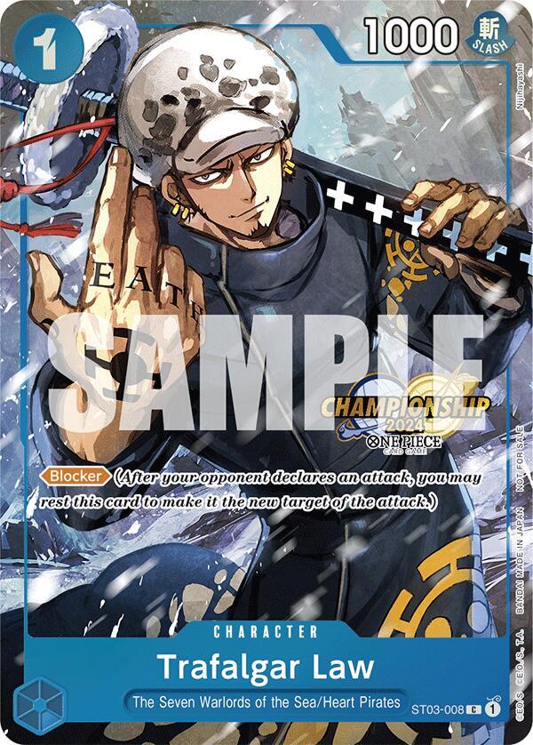 Trafalgar Law (CS 2024 Event Pack) ST03-008 card from One Piece Promotion Cards