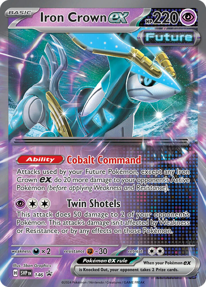 Iron Crown ex 146 card from SV: Scarlet & Violet Promo Cards