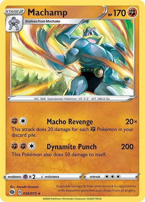 Machamp - 026/073 26/73 card from Deck Exclusives