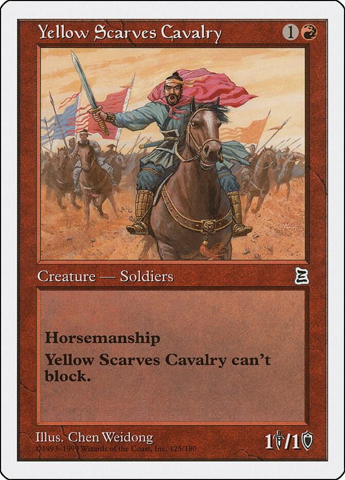 Yellow Scarves Cavalry 125 card from Portal Three Kingdoms