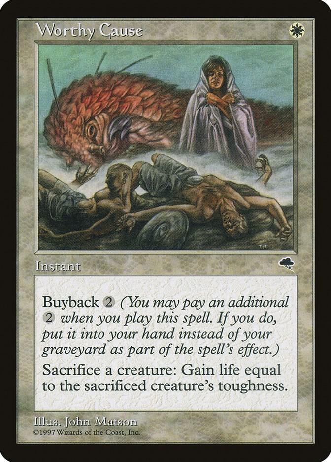 Worthy Cause 53 card from Tempest