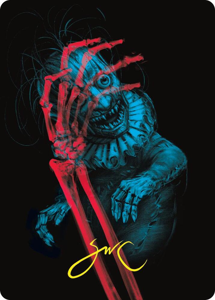 Marvin, Murderous Mimic Art Card (Gold-Stamped Signature) 45 card from Art Series: Duskmourn: House of Horror