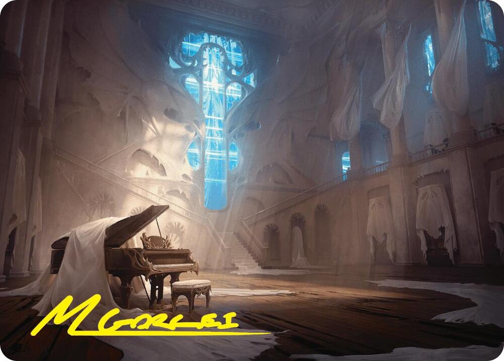 Plains Art Card (Gold-Stamped Signature) 29 card from Art Series: Duskmourn: House of Horror