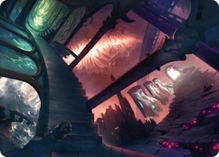 Terramorphic Expanse Art Card 27 card from Art Series: Duskmourn: House of Horror