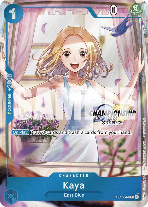 Kaya (CS 2024 Celebration Pack) OP03-044 card from One Piece Promotion Cards
