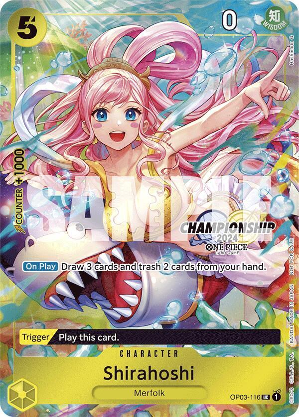 Shirahoshi (CS 2024 Celebration Pack) OP03-116 card from One Piece Promotion Cards