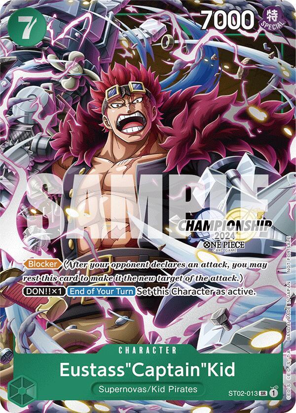 Eustass"Captain"Kid (CS 2024 Celebration Pack) ST02-013 card from One Piece Promotion Cards