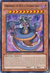 Vennominaga the Deity of Poisonous Snakes RYMP-EN068 card from Ra Yellow Mega Pack
