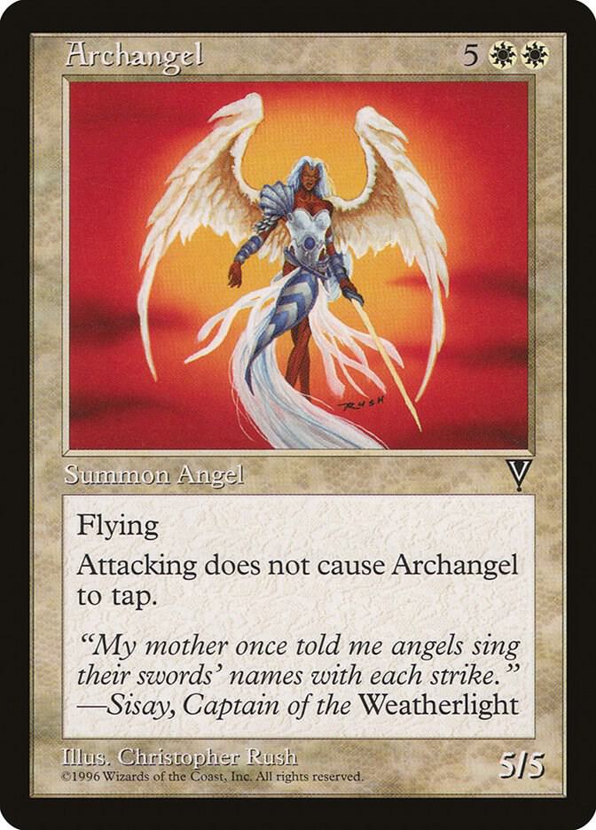 Archangel card from Visions