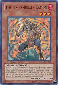 The Six Samurai - Kamon RYMP-EN089 card from Ra Yellow Mega Pack