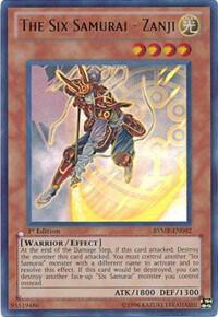 The Six Samurai - Zanji RYMP-EN092 card from Ra Yellow Mega Pack
